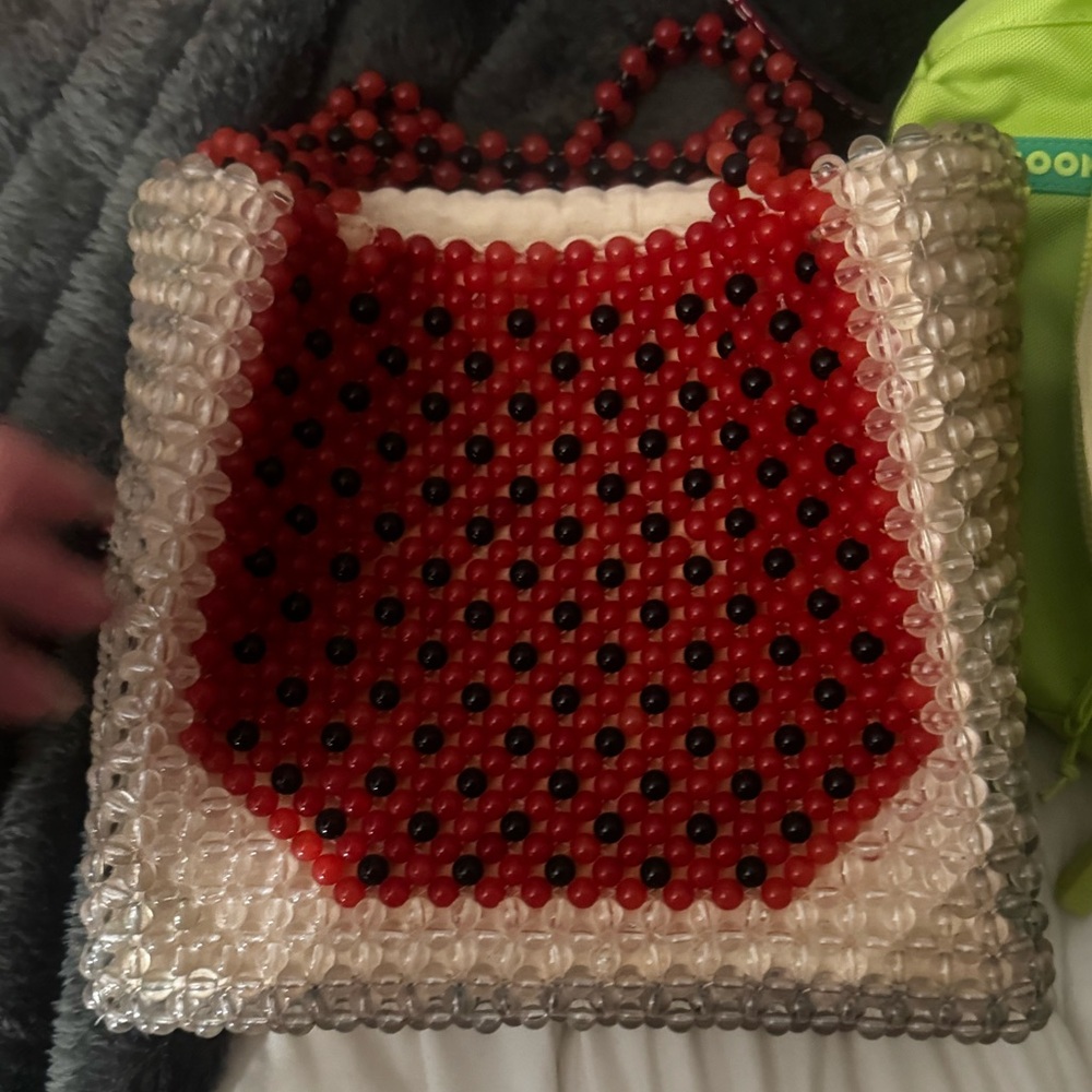 Cynthia Rowley watermelon beaded bag